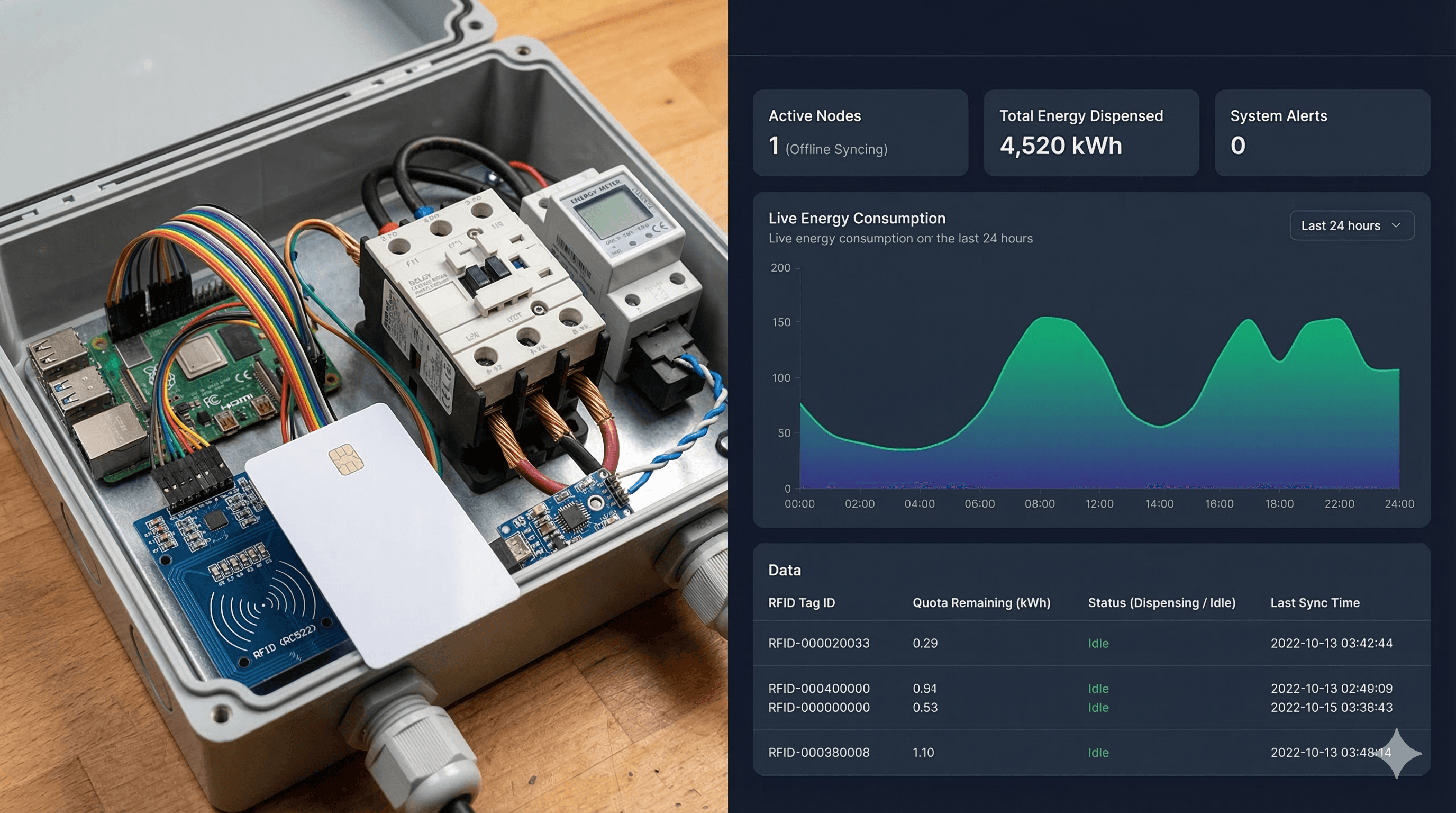 Energy Meter Monitoring Dashboard